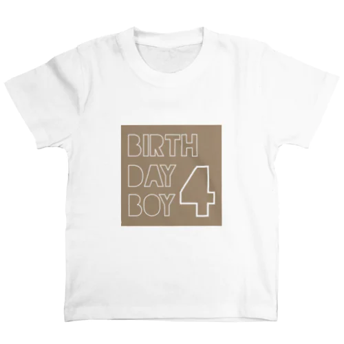 バースデーＴシャツ４歳男の子用 Regular Fit T-Shirt