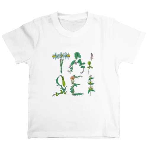 Plants Letter _SAMPLE_ スタンダードTシャツ