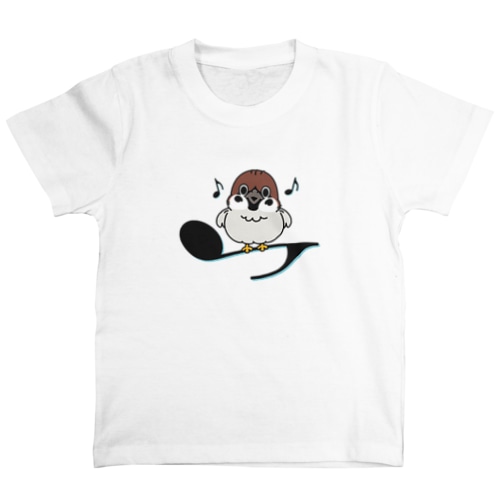 キッズサイズ*CT161 スズメがちゅんA Regular Fit T-Shirt