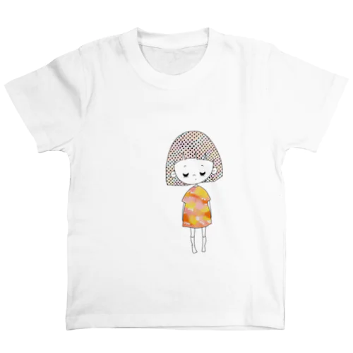 おかっぱちゃん Tシャツ- anaLOG deSIGN  スタンダードTシャツ