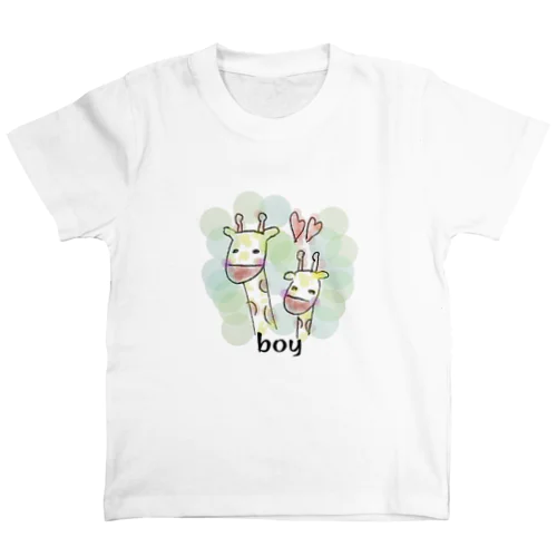 キリン親子ペア boy スタンダードTシャツ