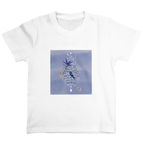 般若心経と青い鳥 スタンダードTシャツ