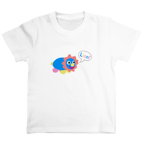 紙粘土のライオンくん スタンダードTシャツ