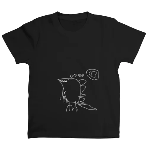 お茶が飲みたい恐竜 スタンダードTシャツ