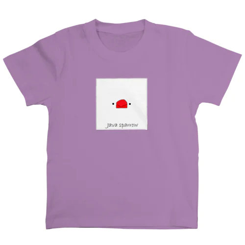 Java sparrow　顔だけシリーズ スタンダードTシャツ