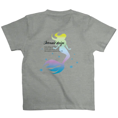 【背面イラスト】mermaid　130サイズ Regular Fit T-Shirt