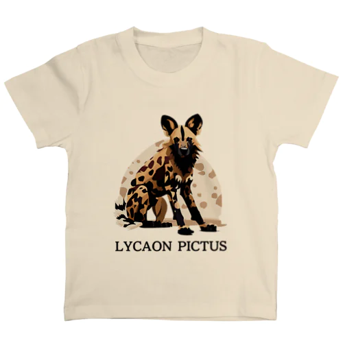 親子コーデできるリカオン（LYCAON）Tシャツやスウェット スタンダードTシャツ