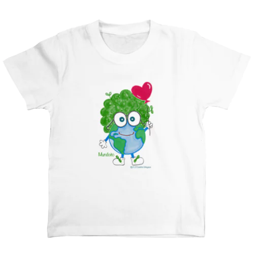 スペイン語キャラクターMundito スタンダードTシャツ