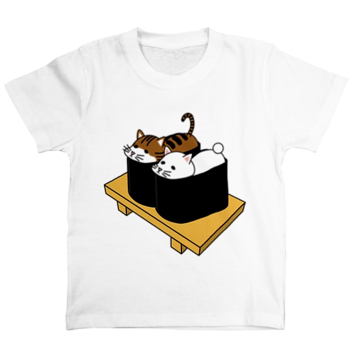 ねこの軍艦巻きA Regular Fit T-Shirt
