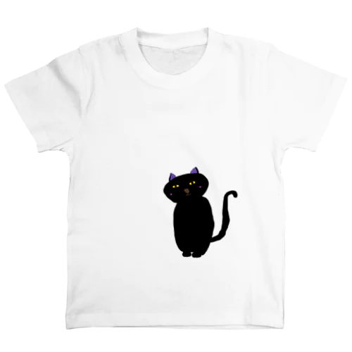 黒猫のくろたん Regular Fit T-Shirt