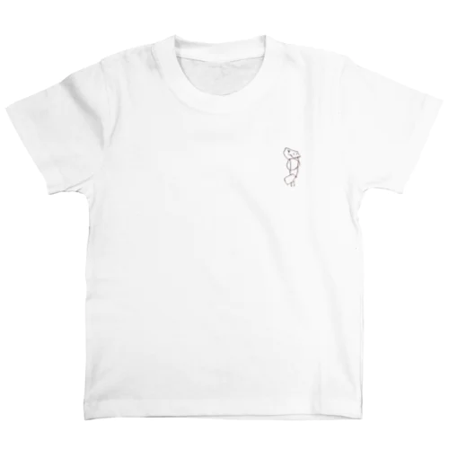 初めての4歳の似顔絵 Regular Fit T-Shirt