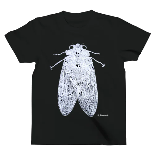 セミ両面（カラー写真）　Cicada-Both sides (Photo)   Regular Fit T-Shirt