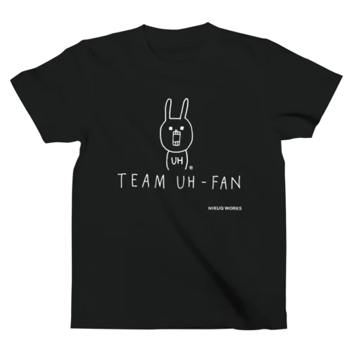 TEAM UH-FAN [白い字] Regular Fit T-Shirt