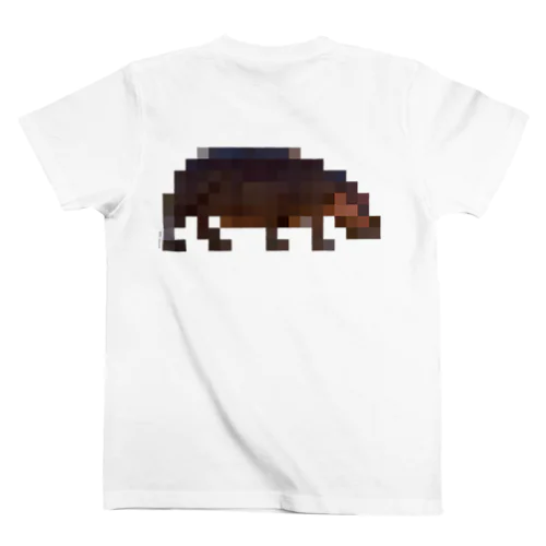 PIXEL_ANIMAL_08(HIPPO) スタンダードTシャツ