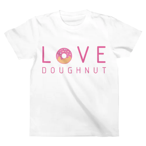 ラブドーナツlove DOUGHNUT（ピンク） スタンダードTシャツ