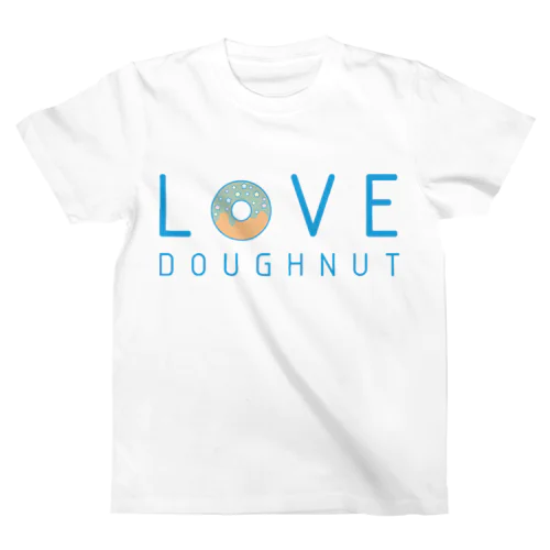 ラブドーナツlove DOUGHNUT（シアン） スタンダードTシャツ