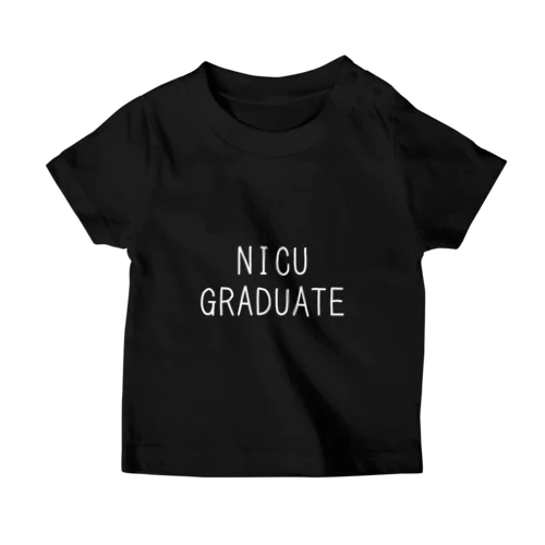 NICU卒業生　白文字 スタンダードTシャツ