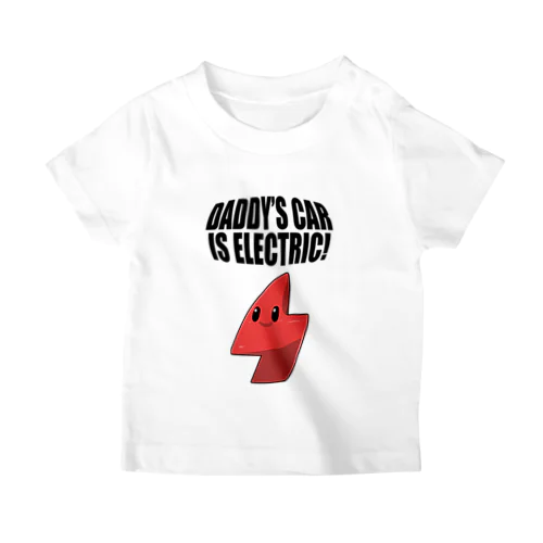 EV Kids / Den-chan [Daddy's Car is Electric!] Regular Fit T-Shirt