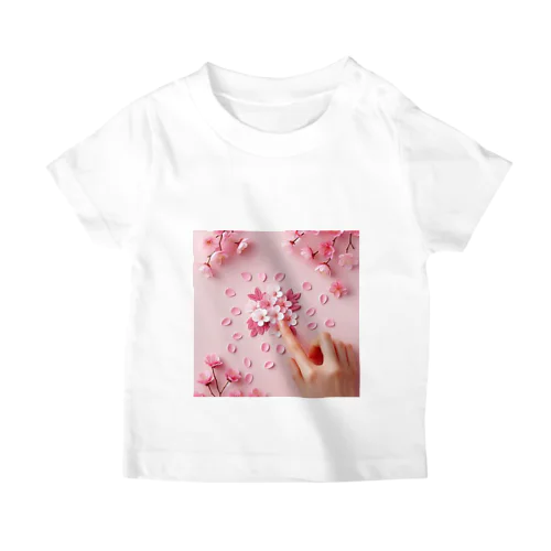 さくらの花びらで遊ぼう♪ スタンダードTシャツ