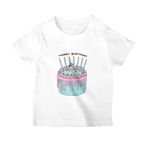 puppy BD cake スタンダードTシャツ