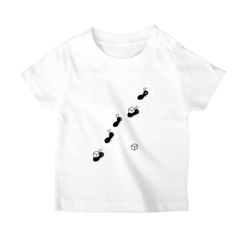 わいわい働くアリさんたち Regular Fit T-Shirt