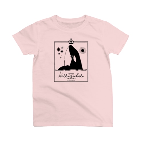 【フロントプリント】海の王者 Killer whale Regular Fit T-Shirt