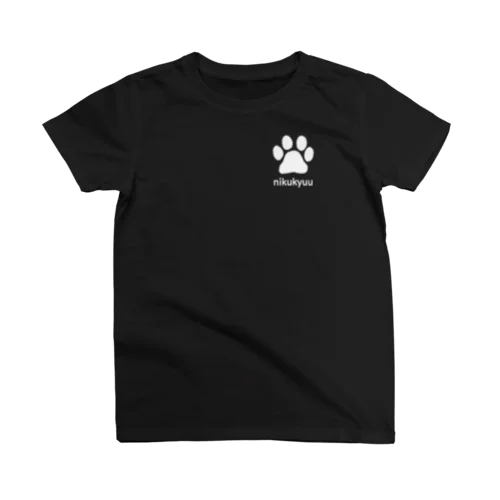 フィットネスにゃんこ 肉球白 Regular Fit T-Shirt