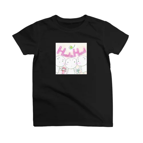 つぶやき天使 HAND IN HAND スタンダードTシャツ