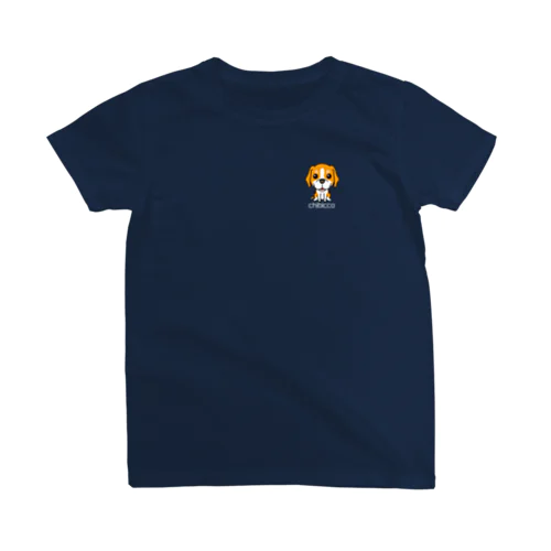 スマイルビーグル chibicco (白文字) Regular Fit T-Shirt