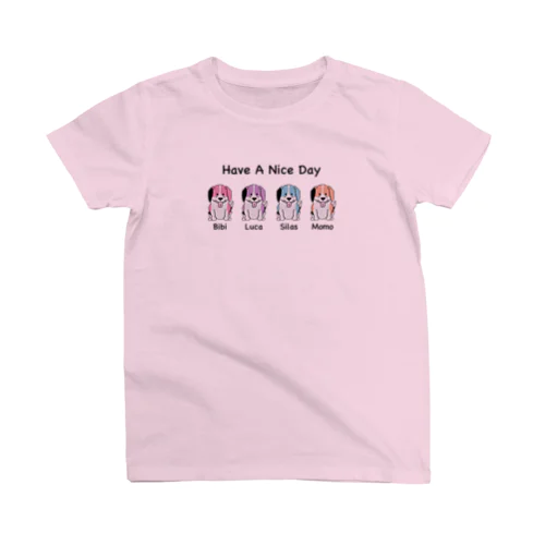 Four Dogs - Have a Nice Day Regular Fit T-Shirt