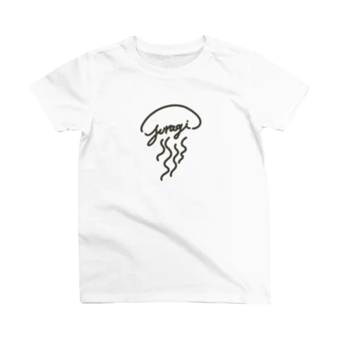 Black LOGO Jellyfish Regular Fit T-Shirt