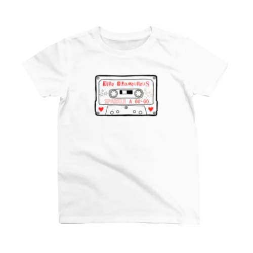 7IRO カセットテープ 赤文字 スタンダードTシャツ