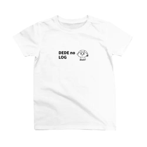 ででモデル　ででTシャツ　モノクロ スタンダードTシャツ