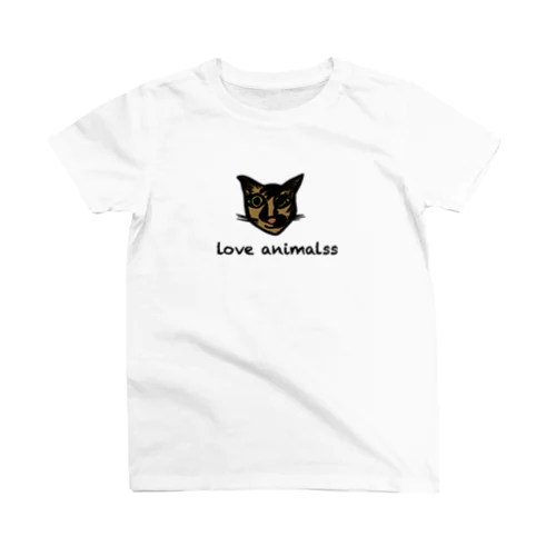 　ねこのぽーTシャツ　動物救済プロジェクト スタンダードTシャツ