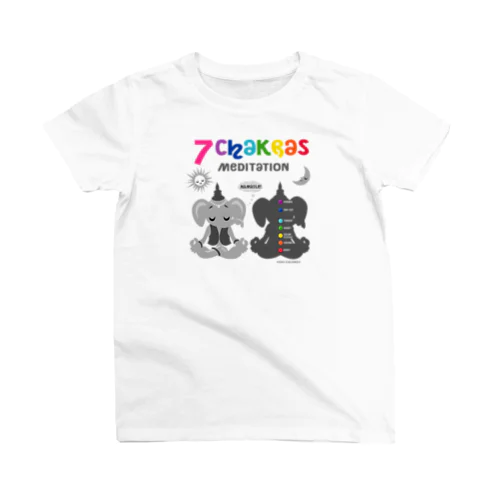 ガネゾーくんのチャクラ瞑想　グレー Regular Fit T-Shirt