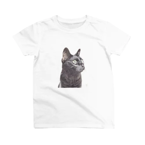 黒猫くん Regular Fit T-Shirt