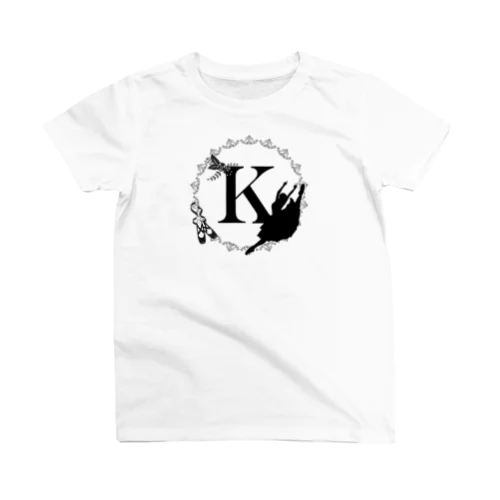 バレエシルエット◆K-1/モノクロ◆ スタンダードTシャツ