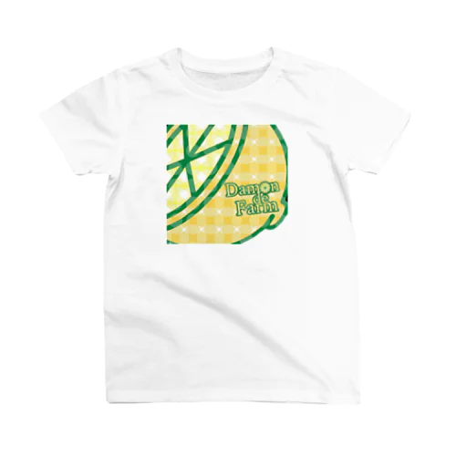 Damonde New .レモンロゴ2 Regular Fit T-Shirt