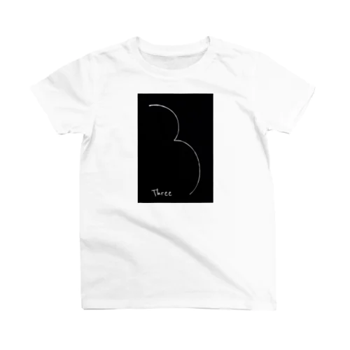 Three フィギュアスケートのターン Regular Fit T-Shirt