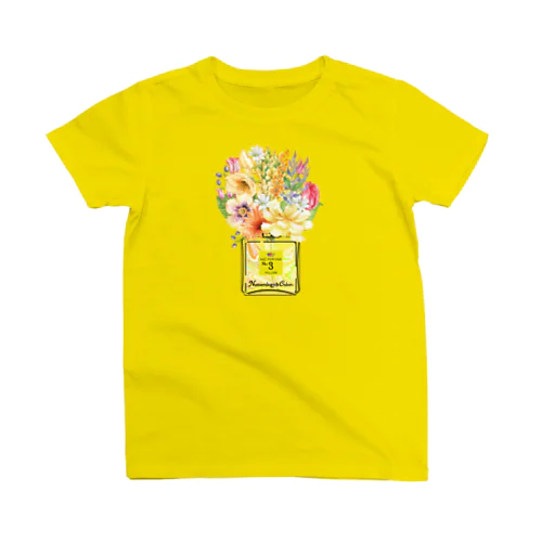 アンドアイデザイン　数秘＆カラー🄬オマージュボトルNo3&YELLOW スタンダードTシャツ