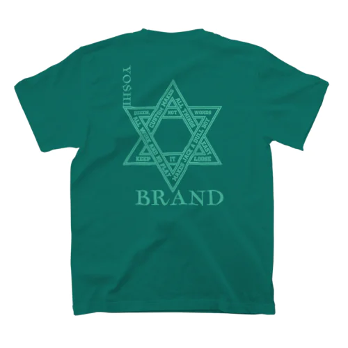 YB六芒星 Green Regular Fit T-Shirt