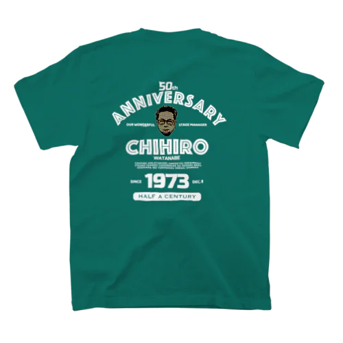 【文字白】CHIHIRO 50th Anniversary Regular Fit T-Shirt