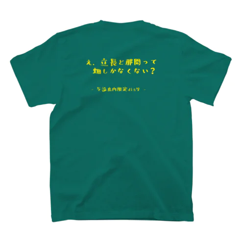 与論disり　立長と那間　ricchou-green スタンダードTシャツ