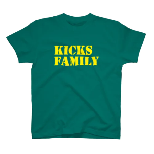 Kicks Family BOXロゴ入り Regular Fit T-Shirt