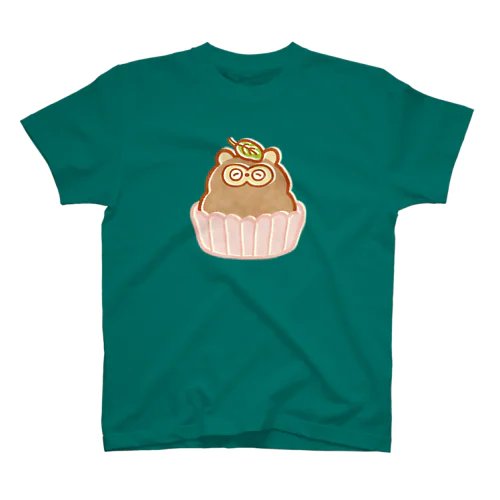 たぬきケーキ（文字なし） スタンダードTシャツ