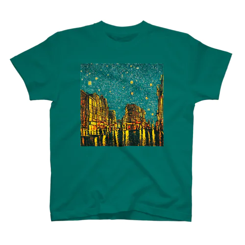 night sky after rain スタンダードTシャツ