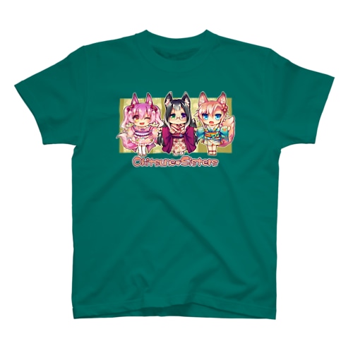 Okitsune*Sisters【2】 Regular Fit T-Shirt