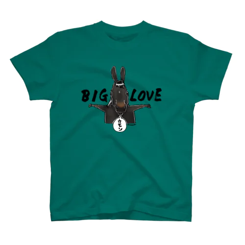 BIG LOVE 黒鹿毛 スタンダードTシャツ