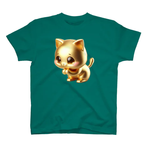 金運猫開運祈りＴシャツ スタンダードTシャツ