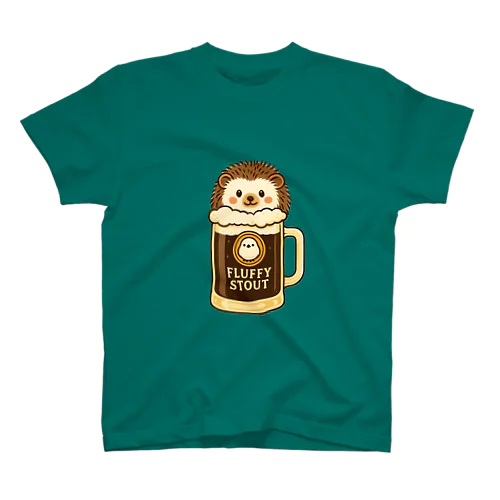 ビール×ハリネズミ Regular Fit T-Shirt